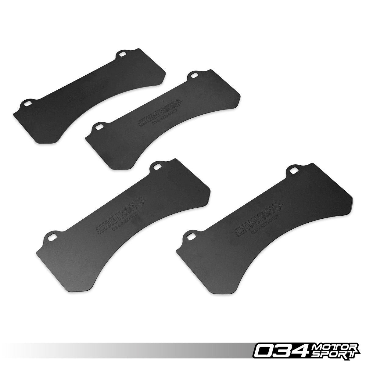 034Motorsport Grade 5 Titanium Brake Pad Shim Kit for 034 RS+ Big Brake Package 2