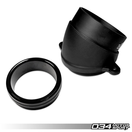 034Motorsport 76mm Turbo Inlet Pipe EA888 Gen 4 - VW Golf R Mk8 & Audi S3 8Y 2