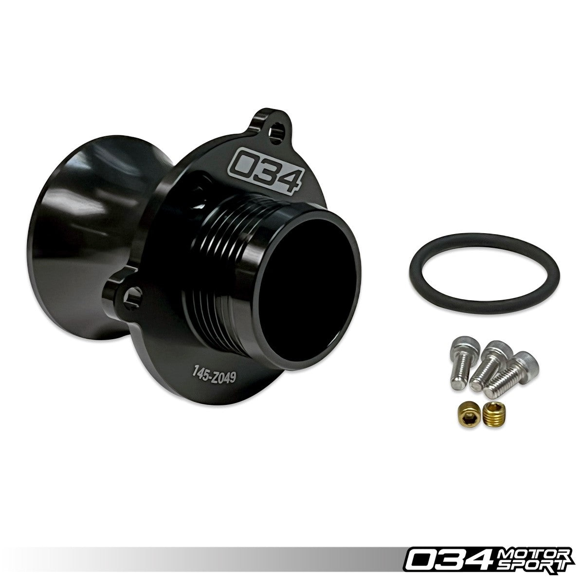 034Motorsport Turbo Muffler Delete with Test Ports - VW Golf GTI Mk8 2.0 TSI 1