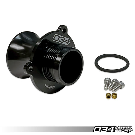 034Motorsport Turbo Muffler Delete with Test Ports - VW Golf GTI Mk8 2.0 TSI 1