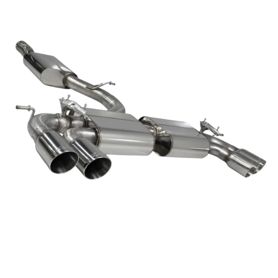 Scorpion Non-resonated cat/gpf-back Valved Exhaust system Audi S3 8V Hatch/Sportback 13-20