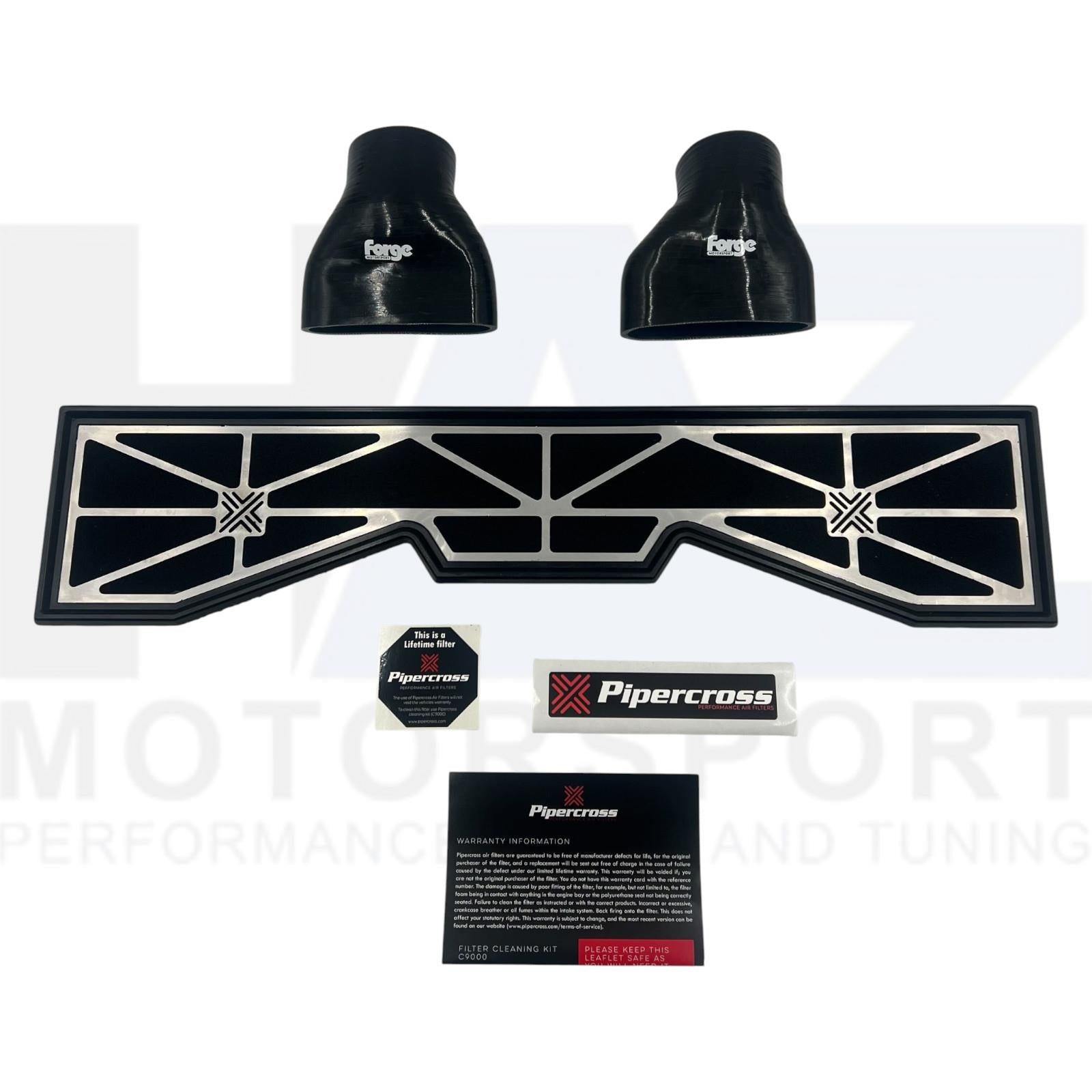 For Audi RS6 RS7 C8 Forge Inlet Hoses & Pipercross Plus Panel Air Filt ...