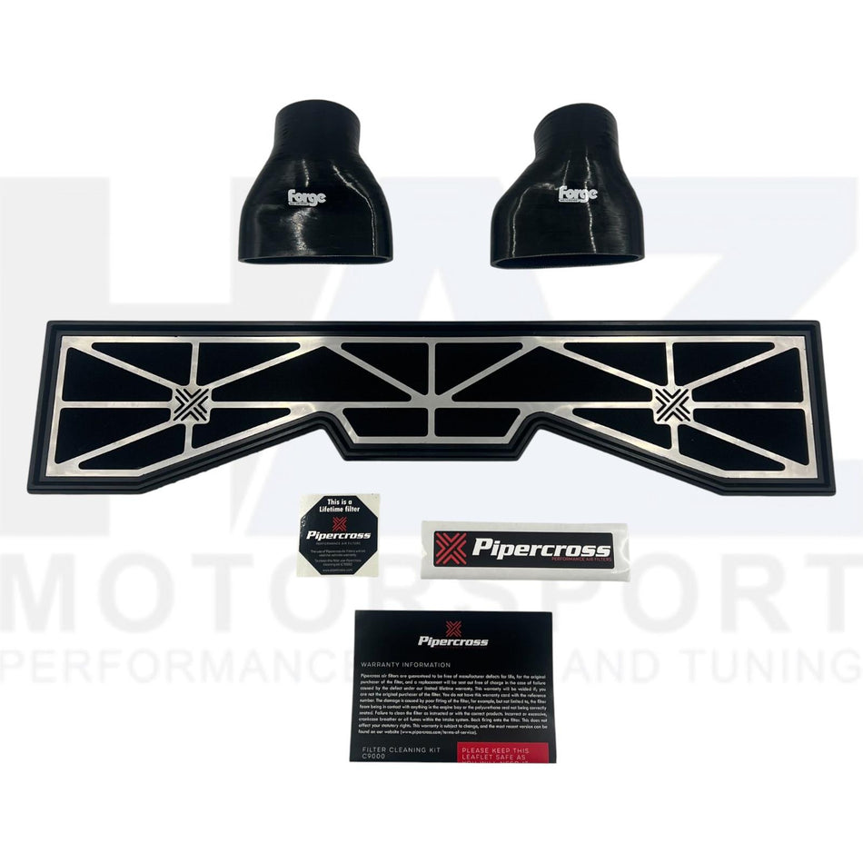For Audi RS6 RS7 C8 Forge Inlet Hoses & Pipercross Plus Panel Air Filter Kit