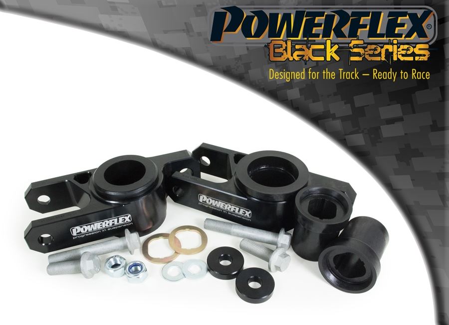 Powerflex Black Front Wishbone Rear Anti-Lift Caster Offset PFF25-1102GBLK 2 inc