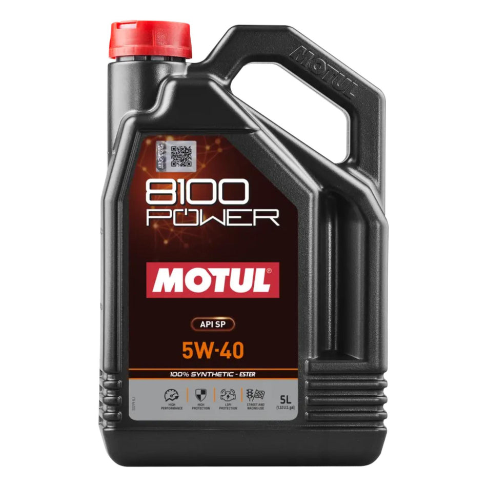 5L MOTUL 8100 POWER 5W-40 Engine Oil For VW/Audi Mercedes BMW Yaris GR Audi S1