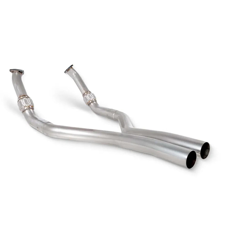 Scorpion Exhaust Front Pipes Audi RS6 C8 4.0L TFSI 19-25 76mm 3" Stainless Steel