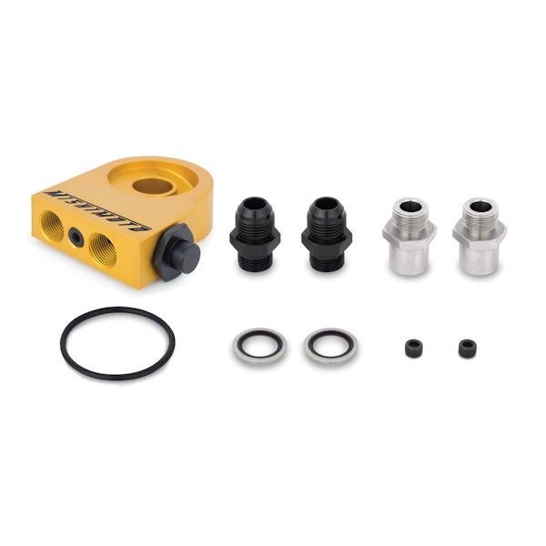 Mishimoto Universal Row Thermostatic Oil Cooler Kit Upgrade Aftermarket Silver