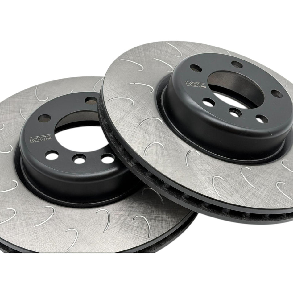 VBT 340x30mm Hooked Front x2 Brake Discs for BMW M135i M140i M235i M240i F2X M Sport