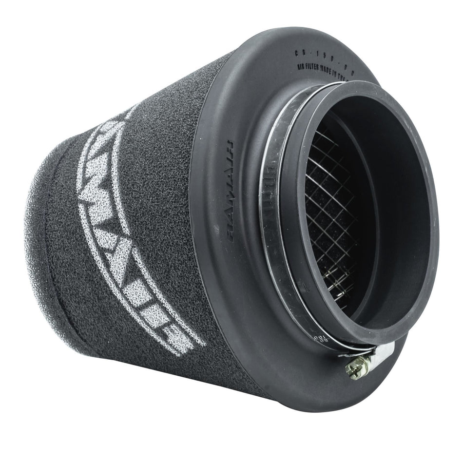 Ramair Performance Foam Polymer Base Rubber Neck Universal Cone Air Filter 63mm