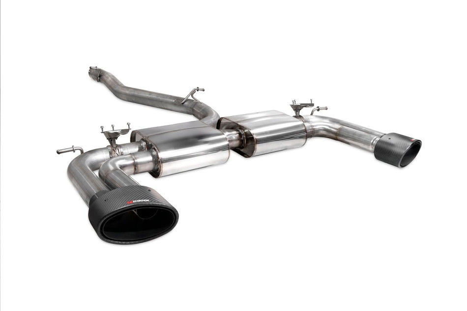 Scorpion Exhaust Audi S3 Saloon 8V 13-20 Non-Res cat/gpf-back system Valved