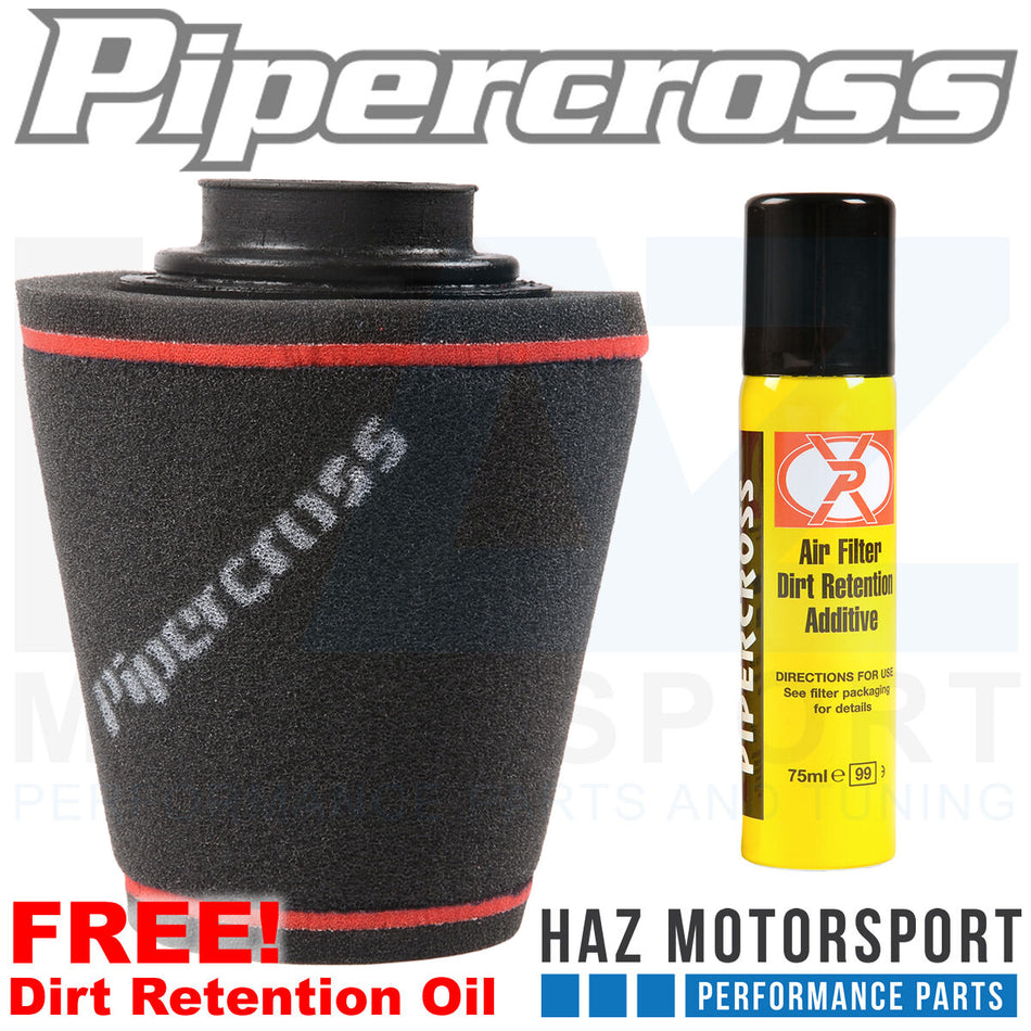 PIPERCROSS AIR FILTER UNIVERSAL INDUCTION CONE RUBBER NECK 70mm x200 x200 C0177