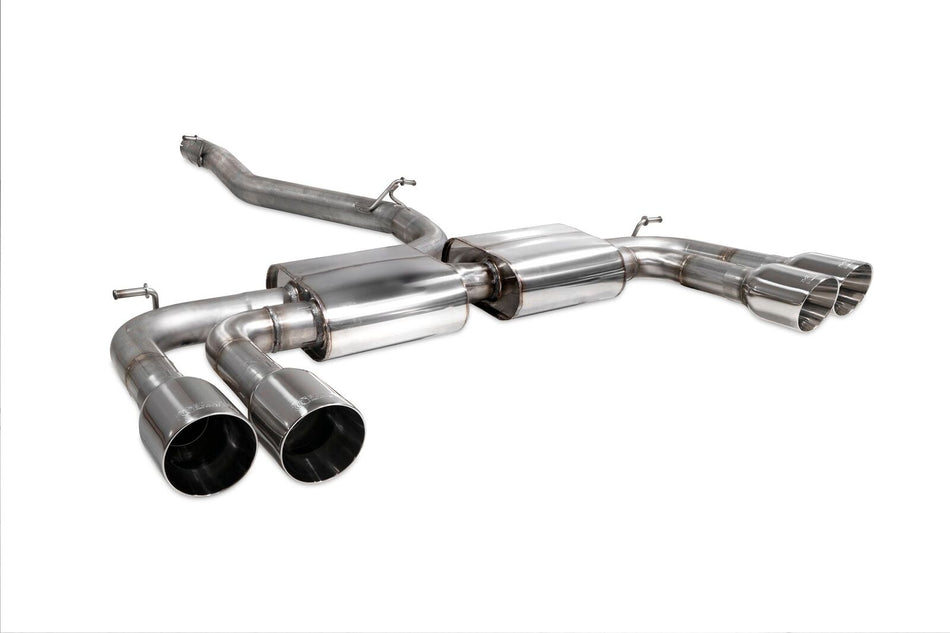 Scorpion Exhaust Audi S3 Saloon 8V 13-20 Non-Res cat/gpf-back system Non-valved