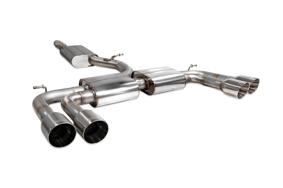 Scorpion Exhaust Audi S3 Saloon 8V 13- Resonated cat/gpf-back system Non-valved