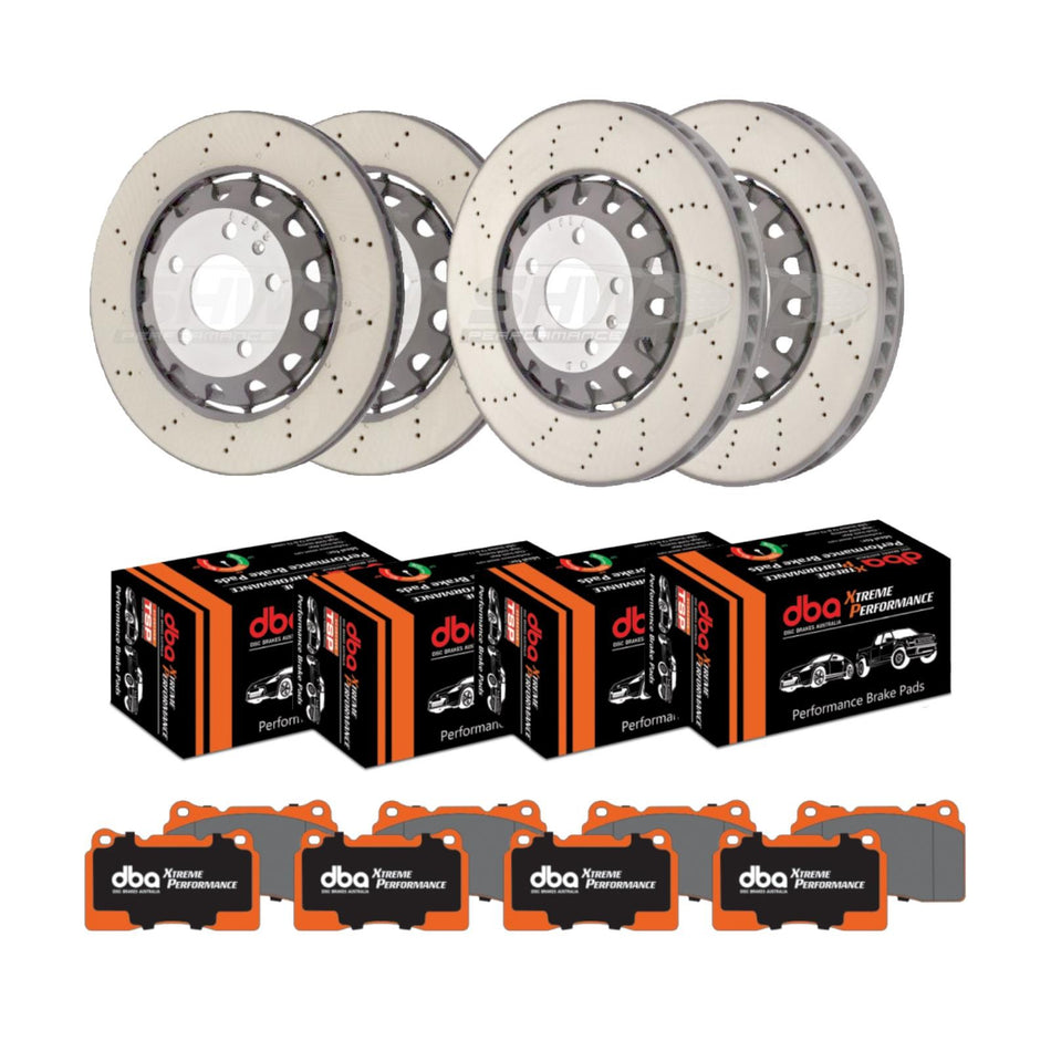 SHW Performance Front and Rear Brake Kits Audi RS4 B9