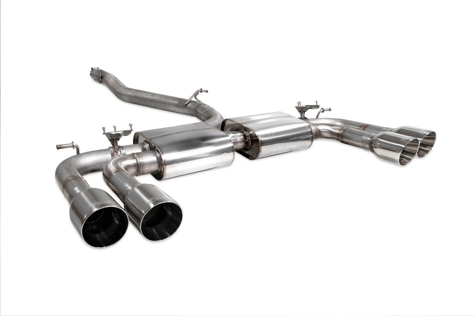 Scorpion Exhaust Audi S3 Saloon 8V 13- Non-resonated cat/gpf-back system Valved