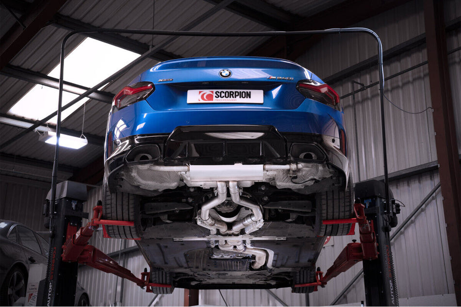 Scorpion Exhaust BMW M240i G42 inc xDrive 21-23 GPF-Back system Valved