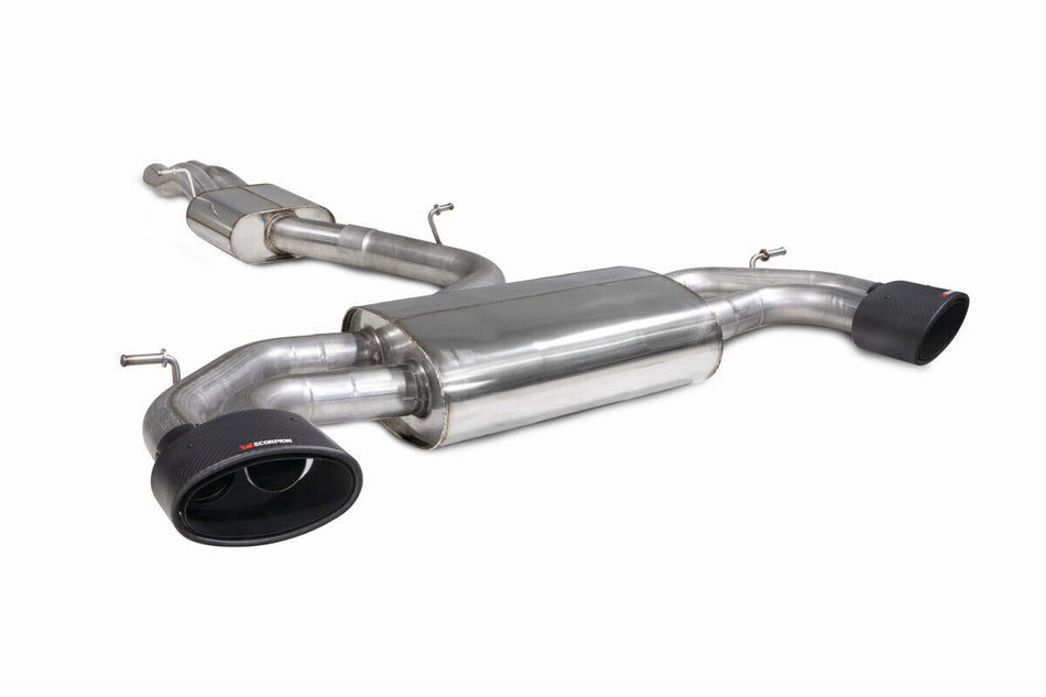 Scorpion Audi RS3 Saloon 8V GPF/Non GPF 17-20 Resonated Exhaust system Non Valve