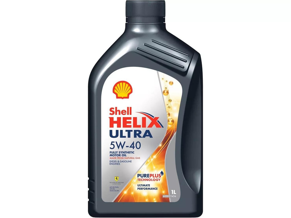 Shell Helix Ultra 5W-40 1L Fully Synthetic Engine Oil – Petrol & Diesel Cars