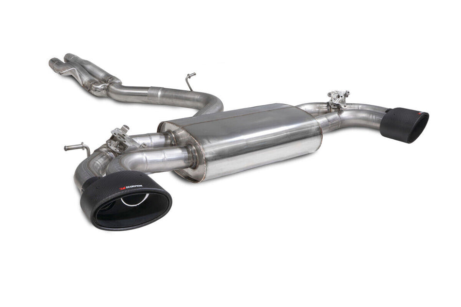 Scorpion Audi RS3 Saloon 8V GPF/Non GPF 17-20 Non Res cat/gpf-back system Valved