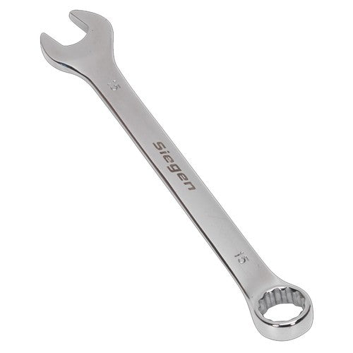 Sealey 15mm Chrome Polished Combination Spanner