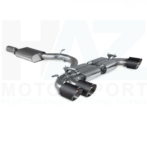 Scorpion 3.15" Resonated gpf back valved Exhaust + Carbon Tips Audi S3 8Y Hatch