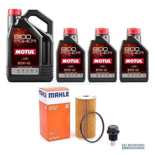 Audi RS3 8V 8Y TTRS 2.5 TFSI Oil Service Kit Filter Sump Plug Engine Oil - magnetic sump plug