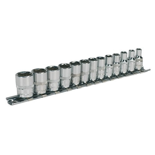 Sealey 13pc 1/4"Sq Drive WallDriveÂ® Socket Set