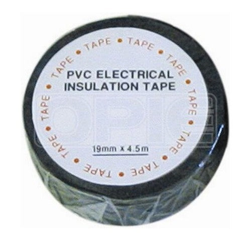 Pearl Consumables 19mm x 20m Black PVC Insulation Tape PPT01 - 10 packs