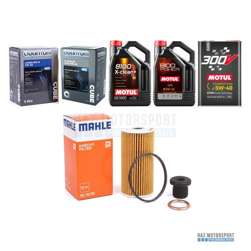 Audi RS3 8V 8Y TTRS 2.5 TFSI Oil Service Kit Filter Sump Plug Engine Oil - choose your oil