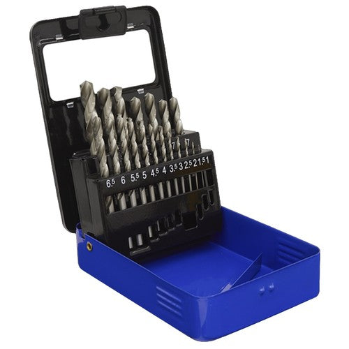 Sealey 19pc HSS Fully Ground Drill Bit Set