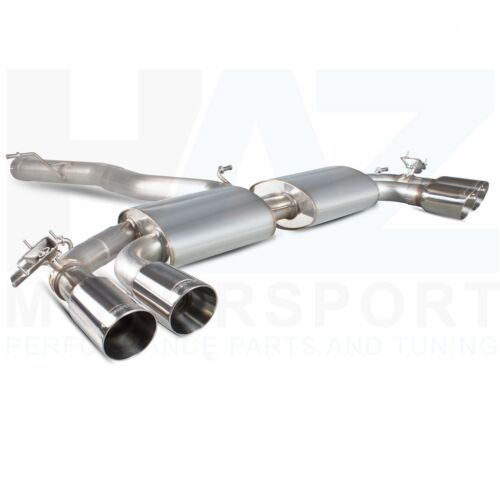 Scorpion 3" Non-Res GPF-Back Valved Exhaust System Polished Daytona Tip Audi SQ2