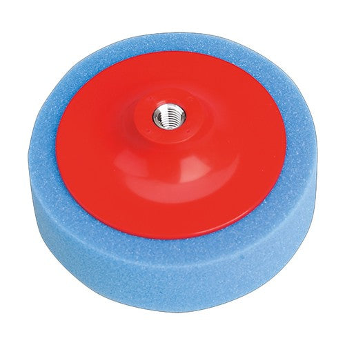 Sealey Ã˜150 x 50mm Buffing & Polishing Foam Head M14 x 2mm Blue/Medium