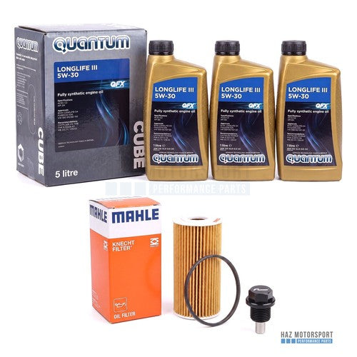 Audi RS3 8V 8Y TTRS 2.5 TFSI Oil Service Kit Filter Sump Plug Engine Oil - magnetic sump plug