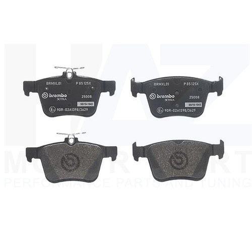 Brembo Xtra Rear Brake Pads Fast Road Fits Audi Seat Skoda VW Latest Performance