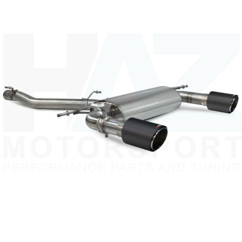 Scorpion Non-Res Cat-Back Valved Exhaust Carbon Tips Audi TT 8S 2.0TFSi Non-GPF