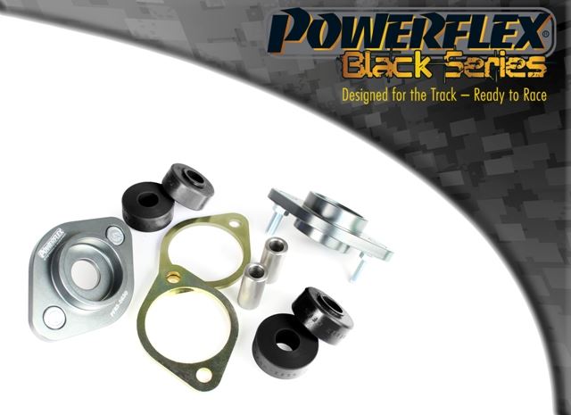 Powerflex Black Rear Shock Top Mount Bracket And 12mm PFR5-5630-12BLK (2 Incl)