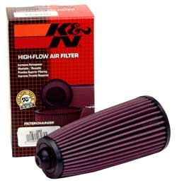 K&N High-Flow Air Filter Performance Washable Reusable Buell Blast 492 00-10