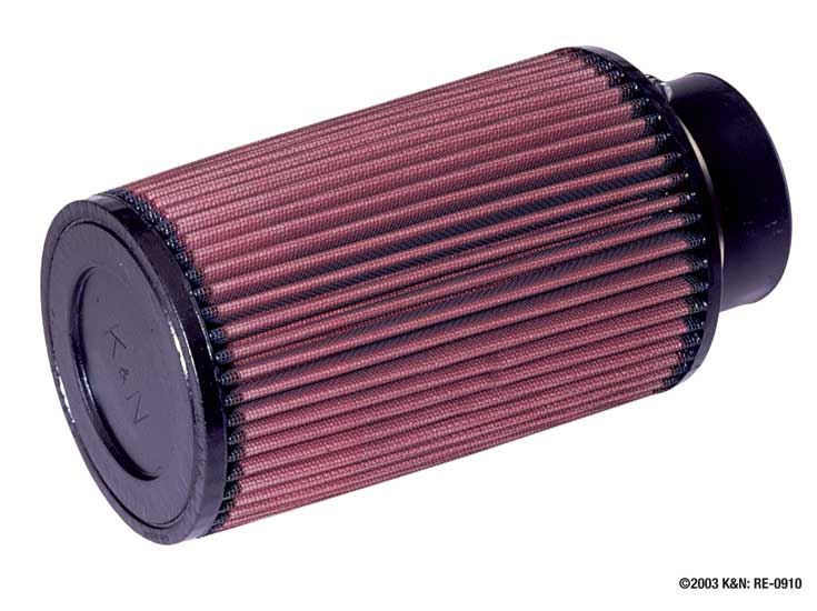 K&N Air Filter High-Flow Performance Washable Reusable Oiled Drop-In Cold Air