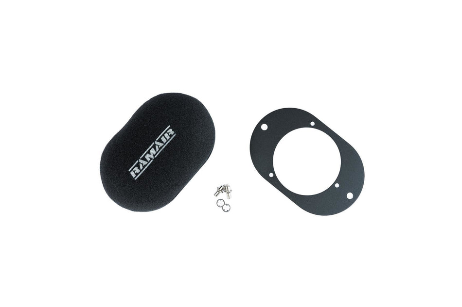 Ramair Domed Carb Air Filter and Baseplate For Weber 23/32 TLD 40mm Int Height