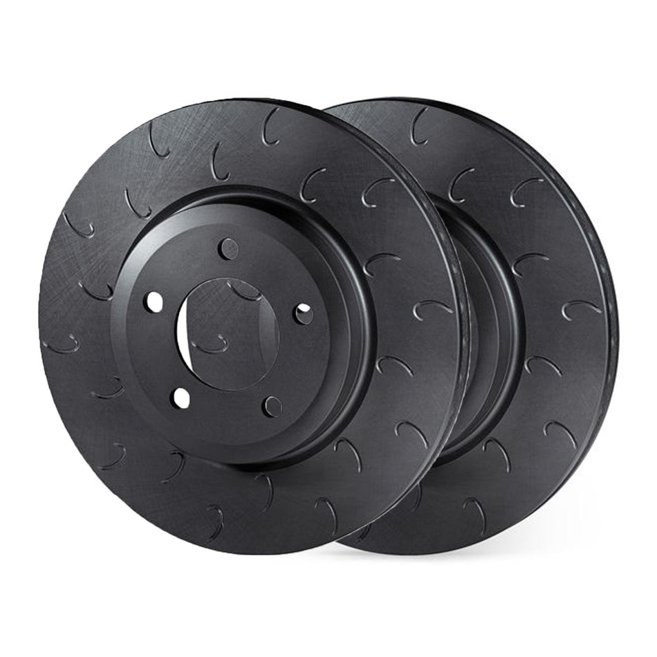 VW Golf MK7/MK7.5 GTI R S3 8V Rear Brake Discs J-Hook Coated Rotinger Pair 310mm