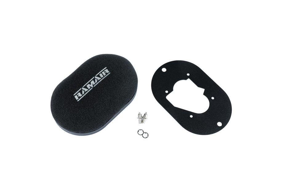Ramair Domed Carb Air Filter & Baseplate For Weber 32/34 DMTL, DMTR, DATR 65mm