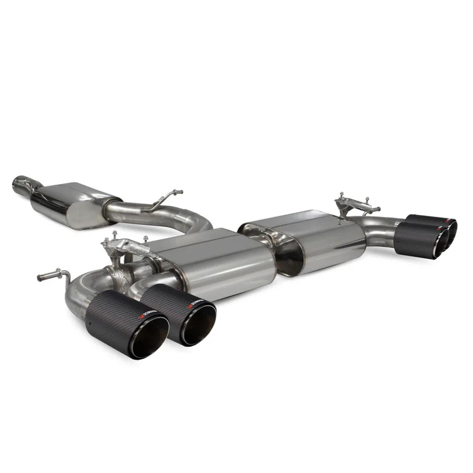 Scorpion Non-resonated cat/gpf-back system valves for Audi S3 3-Door/Sportback 8V 13-20