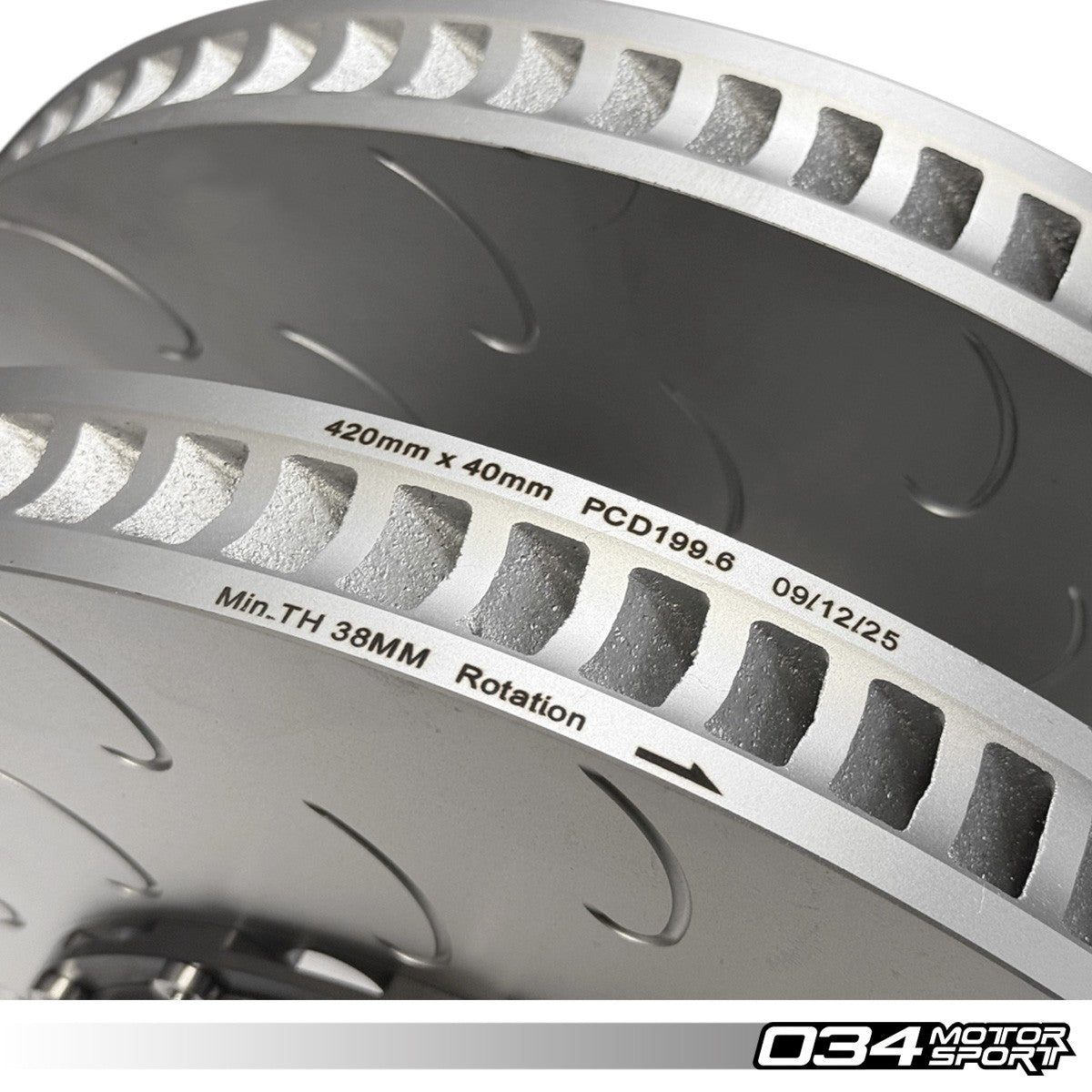 034Motorsport 2-Piece Floating Front Brake Discs 420x40mm - Audi RS6 RS7 C8 6