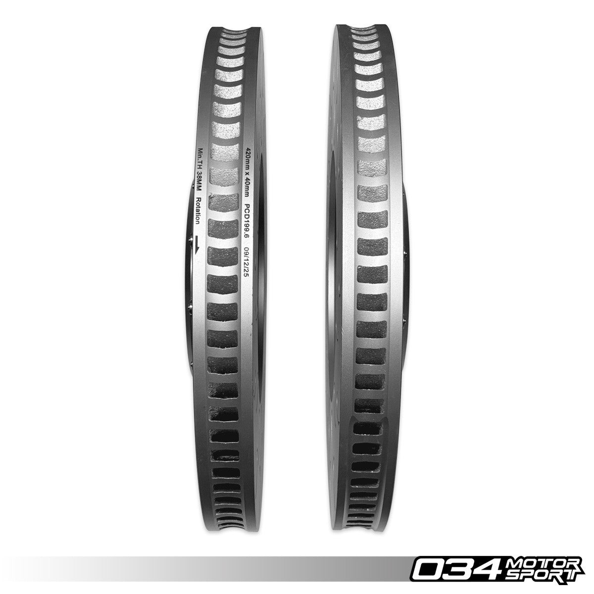 034Motorsport 2-Piece Floating Front Brake Discs 420x40mm - Audi RS6 RS7 C8 7