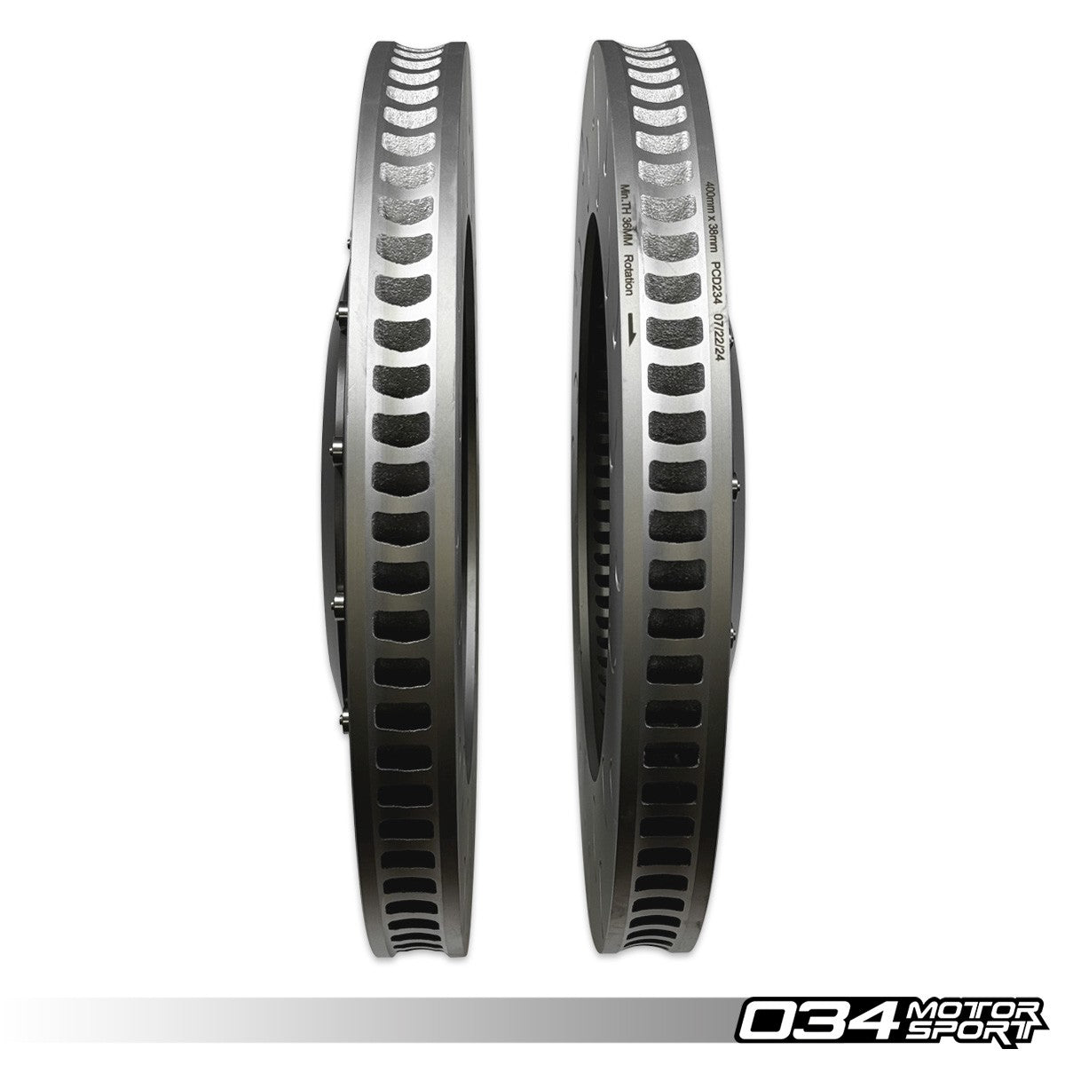 034Motorsport 2-Piece Floating Front Brake Discs 400x38mm - Audi SQ7 SQ8 4M 5
