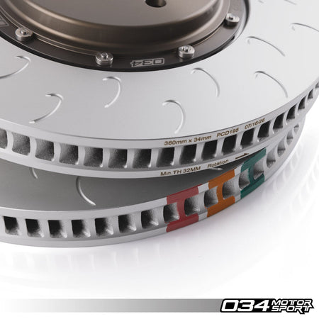 034Motorsport 2-Piece Floating Front Brake Discs 360x34mm - Audi S5 B10 3.0 TFSI 3
