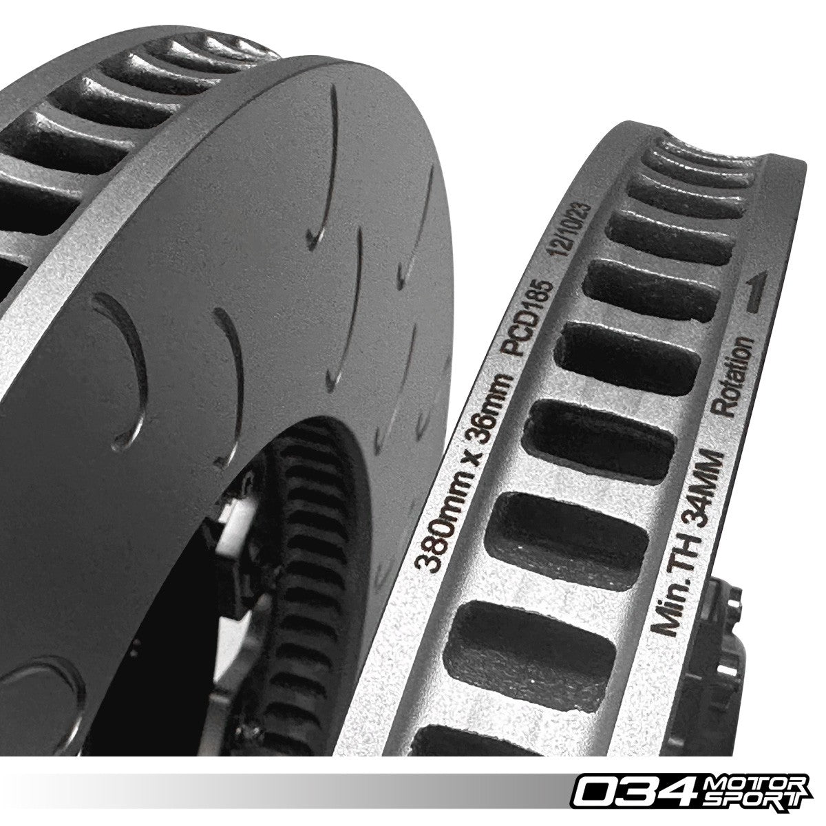 034Motorsport 2-Piece Floating Front Brake Disc Kit 380x36mm - Audi SQ5 8R B8.5 6