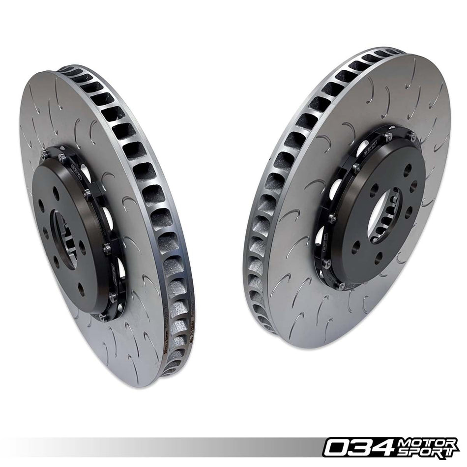 034Motorsport 2-Piece Front Brake Discs 350x34mm - Audi S4 S5 SQ5 B9 B9.5 1