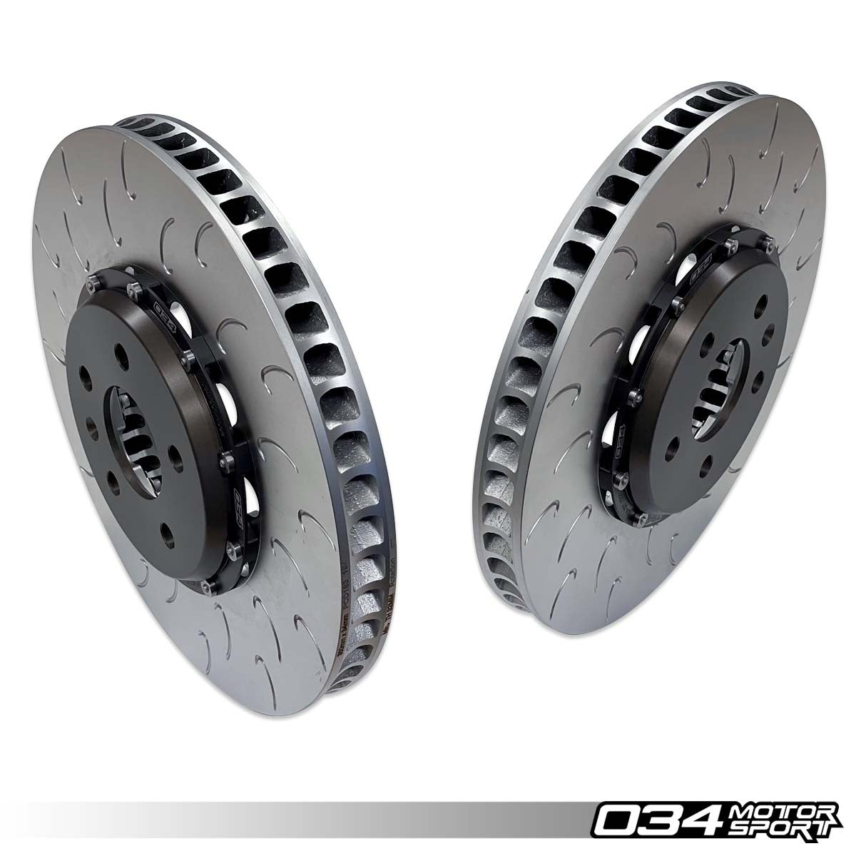 034Motorsport 2-Piece Front Brake Discs 350x34mm - Audi S4 S5 SQ5 B9 B9.5 2