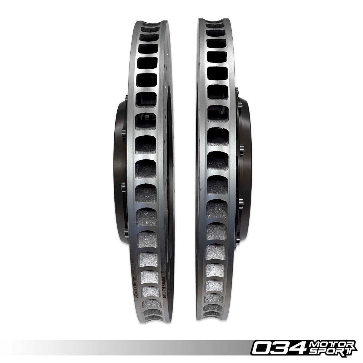 034Motorsport 2-Piece Front Brake Discs 350x34mm - Audi S4 S5 SQ5 B9 B9.5 3